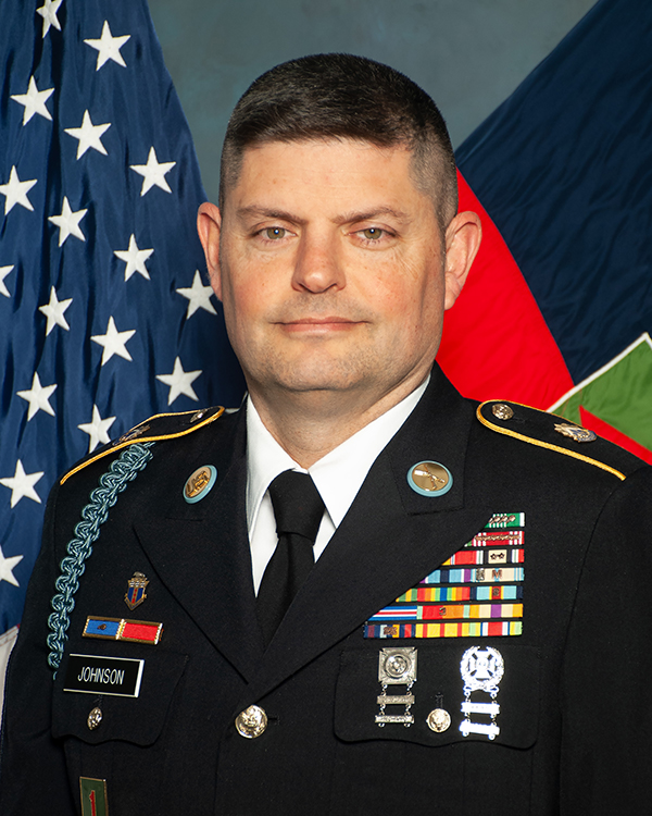 CSM Aaron J. Johnson Brigade Command Sergeant Major – 32 IBCT