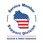 The Service Member Support division soldier and family readiness Logo